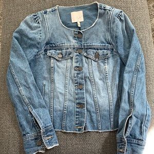 Joie cropped denim jacket